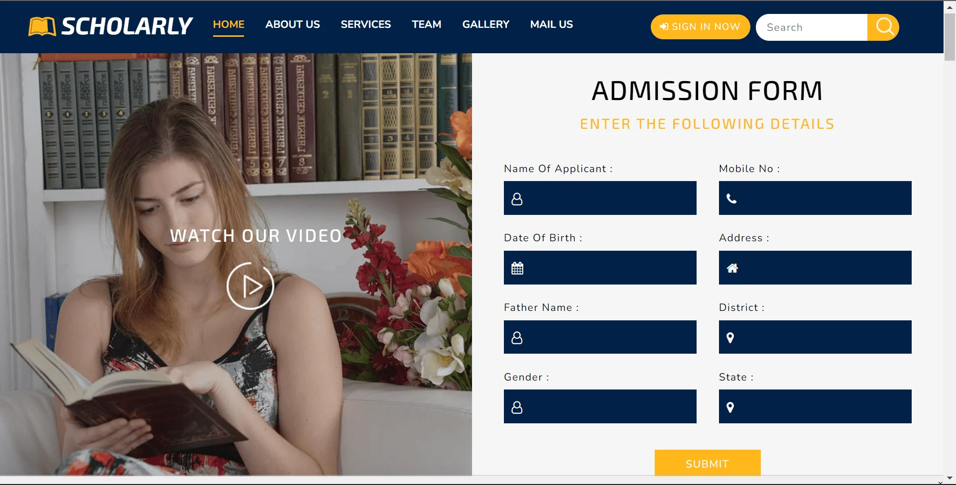 موقع إدارة مهام — واجهة لوحة تحكم
